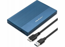 Qoltec Bydlení | SSD HDD 2,5" Drive Bay | SATA | USB 3.0 | Super Speed 5 Gb/s | 2 TB | Modrá