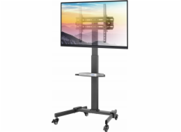 Techly Mobilní TV stojan 32-55 palců, 35 kg, AV police