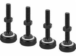 Lanberg Sada vyrovnávací nožiček M10 pro skříně AK-1602-B