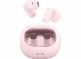 USAMS Růžová sluchátka Bluetooth 5.3 TWS řady TD