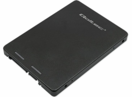Qoltec M.2 SSD adaptér | SATA NGFF na SATA III | 2TB | Super rychlost 6Gb/s | Černý