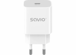 Savio 20W LA-09 USB-C QC, PD 3.0 nástěnná nabíječka