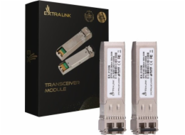 Extralink Modul SFP28 25G 2-Pak 25 Gb/s, LC/UPC Duplex, 850nm, 100m, více režimů, DOM