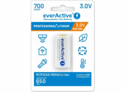 everActive 16340 3V Li-ion baterie 700 mAh micro USB