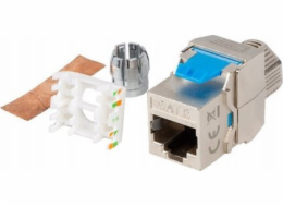 Lanberg Keystone modul beznástrojová zásuvka rj45 cat.8.1 ftp