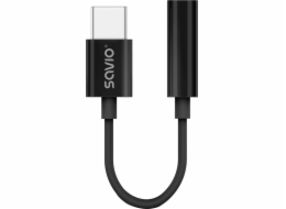 Savio Audio adaptér - USB-C Jack 3,5mm AK-74