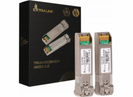 Extralink  Modul SFP28 25G 2-Pak 25 Gbps, LC/UPC Duplex, 1310nm, 10 km, single mode, DOM
