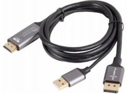 Lanberg Kabel HDMI(M)-Displayport(M) 1M 4K Černý