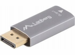 Lanberg Displayport(M)-HDMI(F)4K stříbrný adaptér