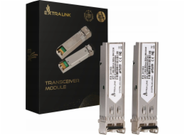 Extralink  Modul SFP 1.25G 2-pack 1.25 Gb/s, LC/UPC, 850nm, 550m, více režimů, DOM
