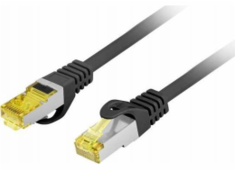Lanberg Patchcord kat.6 S/FTP 5M černý PCF6A-10CU-0500-BK