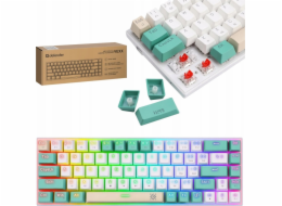 Defender  VEXX GK-084 Mechanická klávesnice RGB podsvícení bílé