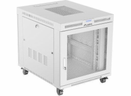 Lanberg 19palcová 15U 800x1000 stojací racková skříň perforované dveře LCD šedá (ploché balení)