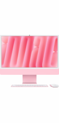 Apple iMac 24 palců: M4 10/10, 16 GB, 256 GB SSD – růžový