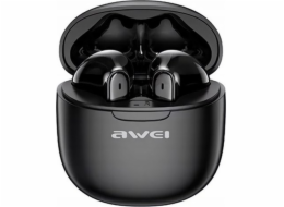 AWEI Sluchátka Bluetooth 5.3 T68 TWS ENC černá
