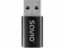 Savio USB-C 3.1 (F) - USB-A 3.1 (M) adaptér AK-81