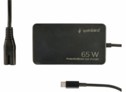 Gembird Univerzální nabíječka 65W USB-C FC černá