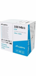 Lanberg FTP 100MB/S LAN kabel CCA 100M šedý