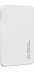USAMS Powerbanka 5000mAh 20W indukční MagSafe PD bílá