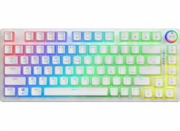Savio Bezdrátová mechanická klávesnice PHENIX WHITE Gateron Red Pro, pudink