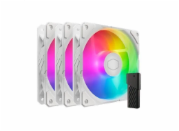 Cooler Master SickleFlow Edge 120 ARGB White 3-balení ventilátoru