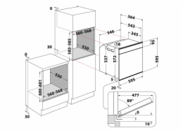 Whirlpool W9I 4S2 OP2 H 73 l Černá