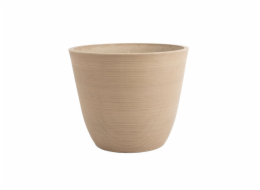 Květináč Domoletti 13D25, spw, O 25 cm, hnědá/béžová