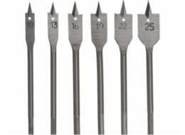 AWTools vrták 6dílný rýč SADA VRTÁKŮ DO DŘEVA /10-13-16-19-22-25mm/ AW40522