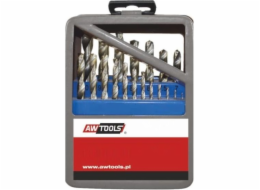 AWTools HSS válcová vrtačka 1,5 2 7 4,5 4 5,5 5 1 3 2,5 3,5 6 6,5 7,5 8 8,5 9 Sada 9,5 mm (AW41204)