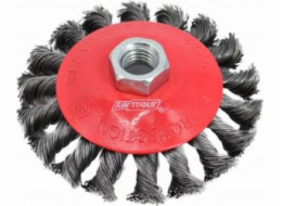 AWTools kroucený kónický kartáč 115mm M14 (AW55136)