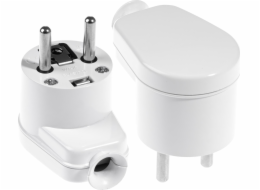 AWTools ANGLE PLUG 10ks. BÍLÁ WT-16