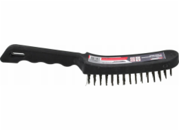 AWTools DRÁTĚNÝ KARTÁČ PLAST. 4-ŘADOVÁ RUKOJEŤ.