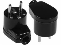 AWTools ANGLE PLUG 10ks. ČERNÁ WT-16.