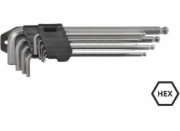 AWTools Sada šestihranných klíčů typ L 1,5-10mm s kuličkou 9 ks. (AW40529) AWTools Sada šestihranných klíčů typ L 1,5-10mm s kuličkou 9 ks. (AW40529)