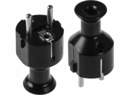 AWTools ANGLE PLUG WT-40 ČERNÁ 10ks.