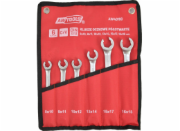 AWTools SADA POLOTEVŘENÝCH PLOCHÝCH KLÍČŮ, SADA 6 ks.