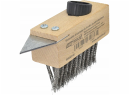 AWTools DRÁTĚNÝ KARTÁČ NA DLAŽBU SE škrabkou N/O