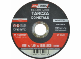 AWTools KOVOVÝ DISK 115*1,0mm BLACK LINE