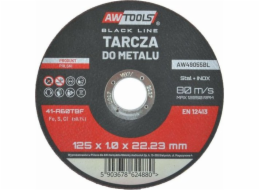 AWTools KOVOVÝ DISK 125*1,0mm BLACK LINE