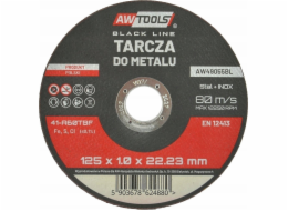 AWTools KOVOVÝ DISK 125*1,6mm BLACK LINE