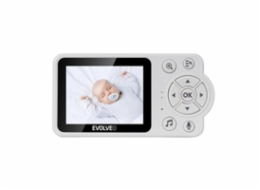 EVOLVEO Baby Monitor N3, LCD displej, IR přísvit, růžová