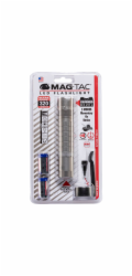 Maglite Mag-Tac crowned bezel Taschenlampe grau