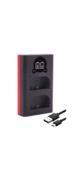 Baxxtar Pro Charger LCD Dual  for LP-E6
