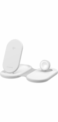 Alogic PackAway 3-in-1 Qi2 Wireless Charging Stand White