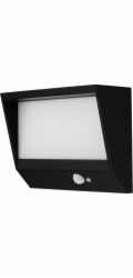 REV LED Solar Wandl.Lumus 110lm Alu schw.m.Bewegungsm.2022001300