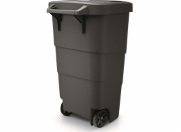Popelnice Prosperplast Wheeler 95 l antracit, černé víko