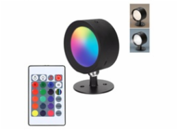 Solight LED nabíjecí RGB světlo, dálkový ovladač, Li-Ion, USB-C