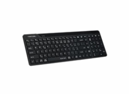 A4tech FStyler FBK23 AS, bezdrátová Dual mode Bluetooth+2,4G klávesnice, CZ, černá
