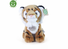 Rappa Plyšový tygr sedící 18 cm ECO-FRIENDLY