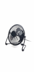 C-TECH Ventilátor UF-01, 100mm, USB, stolní, černá